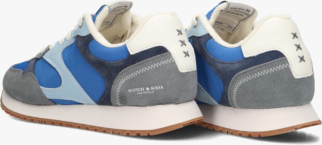 SCOTCH & SODA blauwe scotch & soda lage sneakers cleave 1a