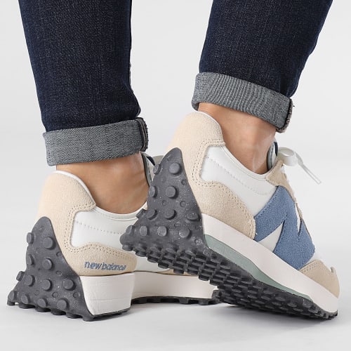 Baskets Femme 327 WS327PV Sand White Blue