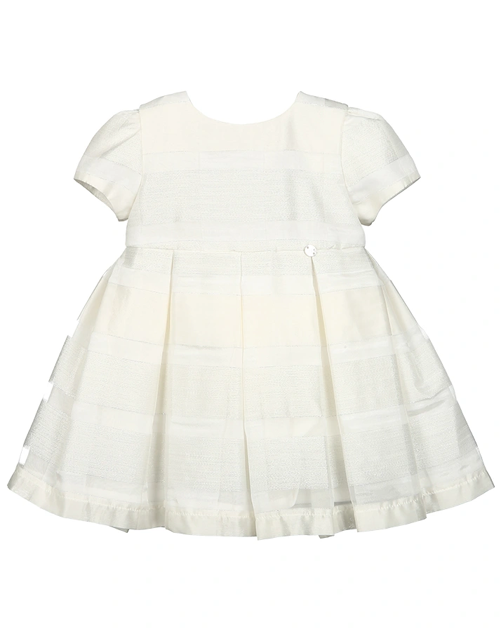 Kleid FESTLICH mit Glitzereffekt in creme