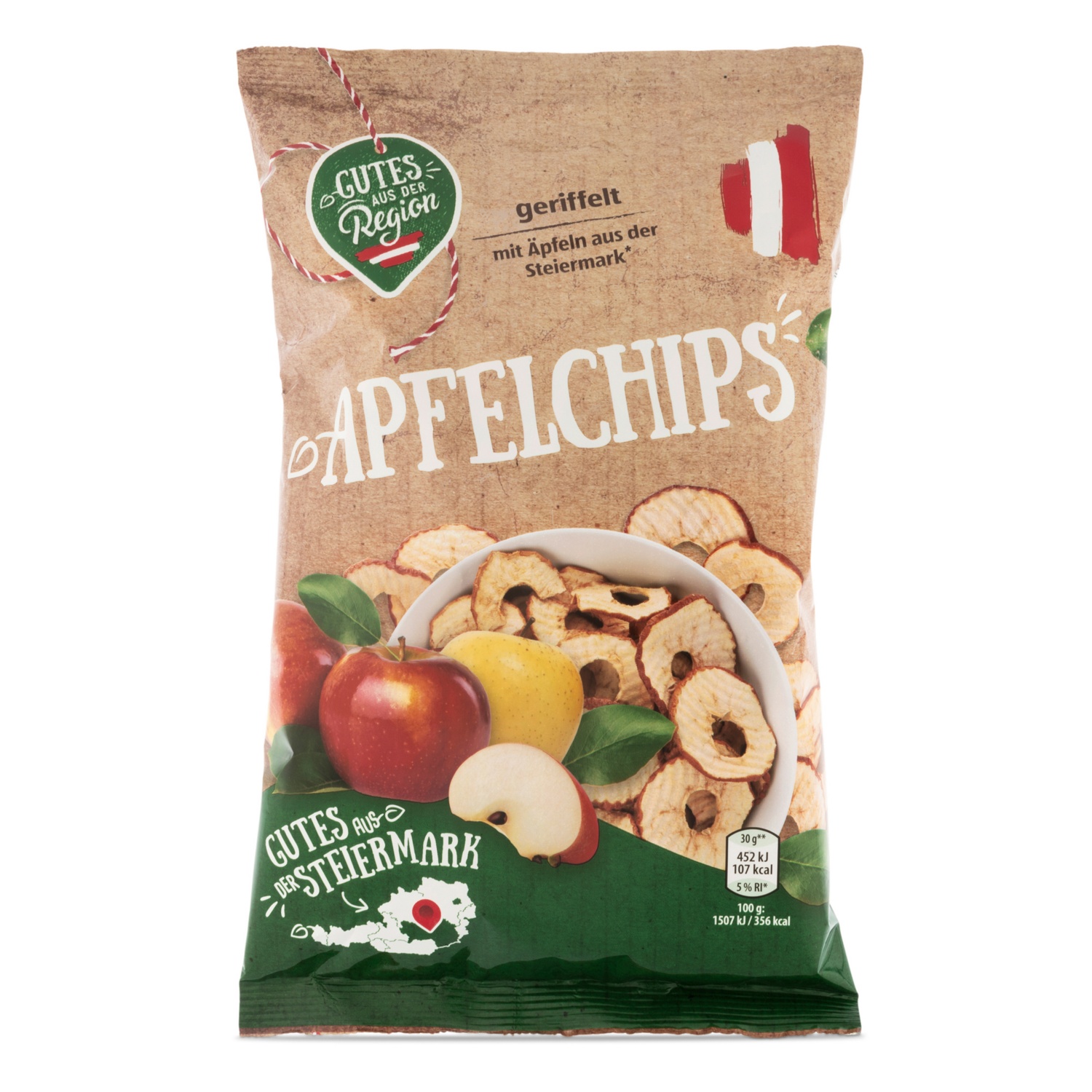 GUTES AUS DER REGION Steirische Apfelchips natur 100 g