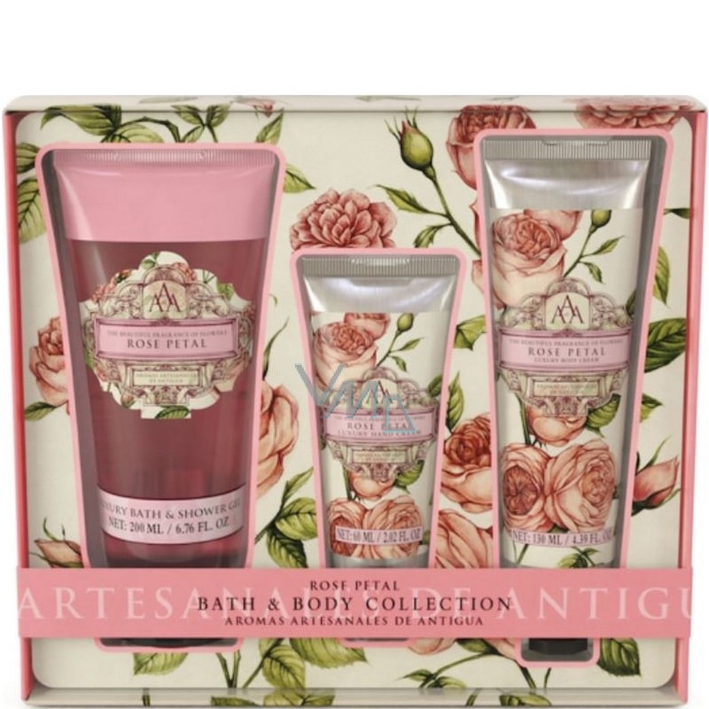 Coffret hydratation & bain - Rose - Corps - 3 produits