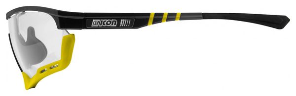 Scicon Sports Aerotech Regular Photochromic Lunettes De Soleil De Performance Sportive (Scnxt Phohromic Silver/Luminosité Noire)