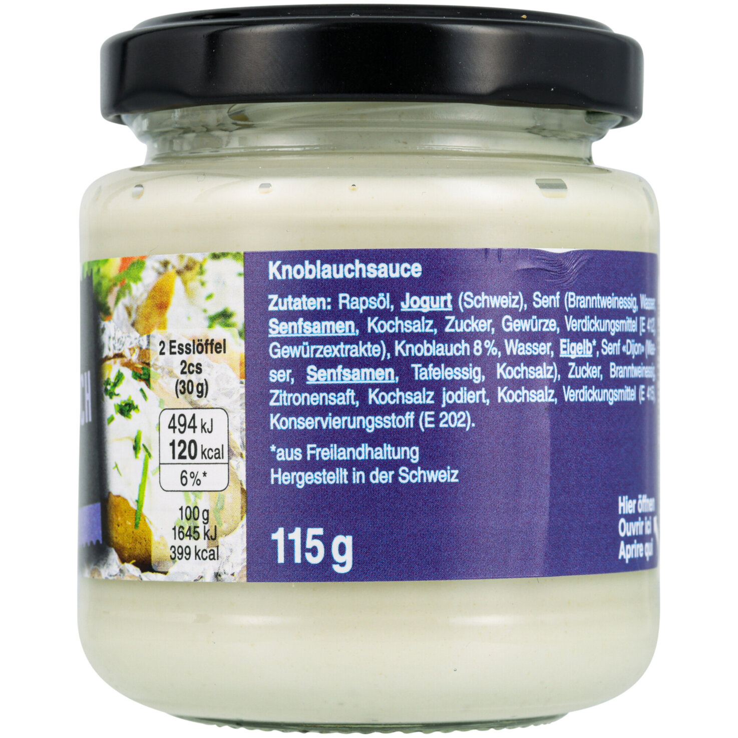 Fonduesauce Knoblauch