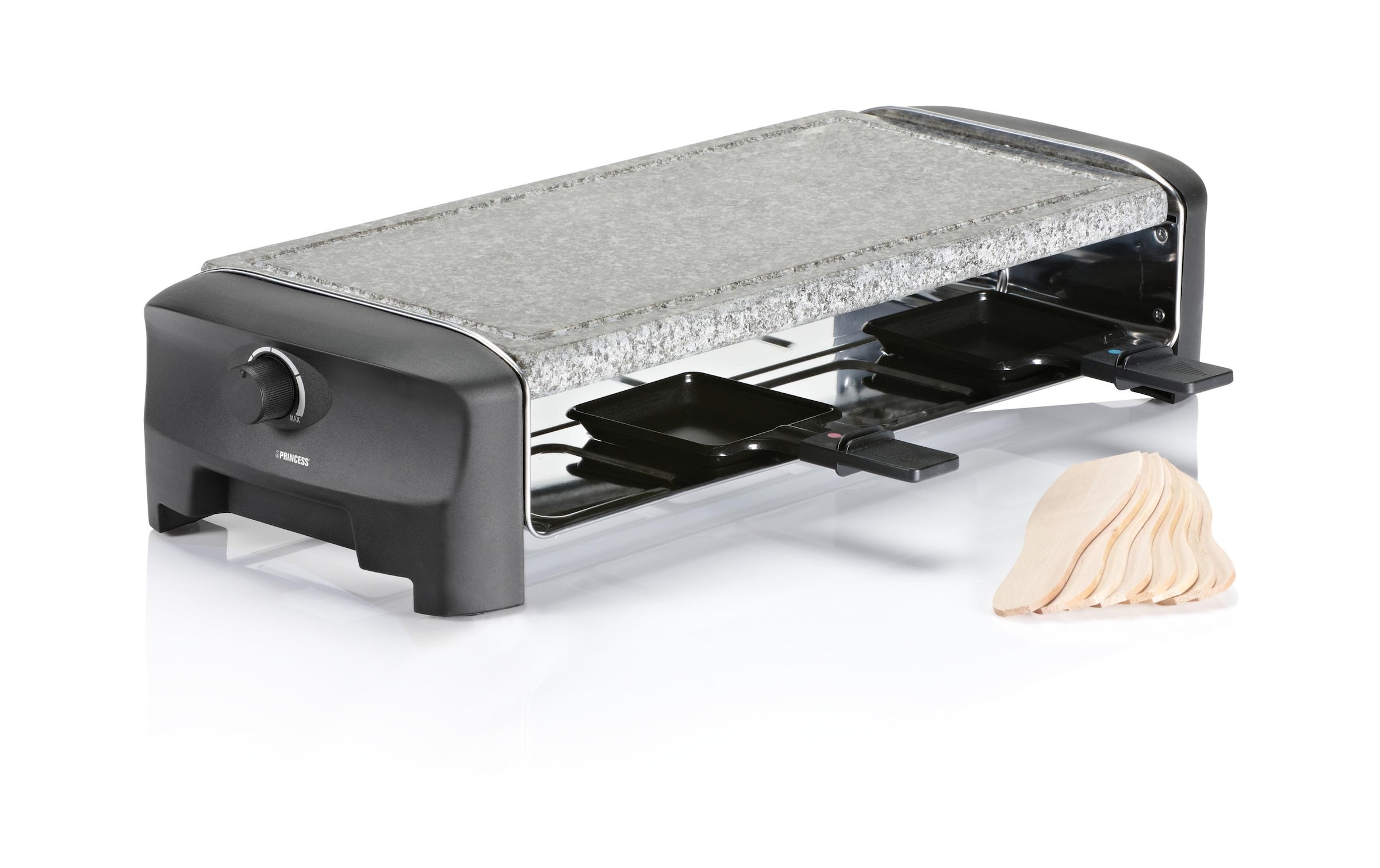 PRINCESS Raclette »Stone Party« 8 Stk. Raclettepfännchen 1.300 W