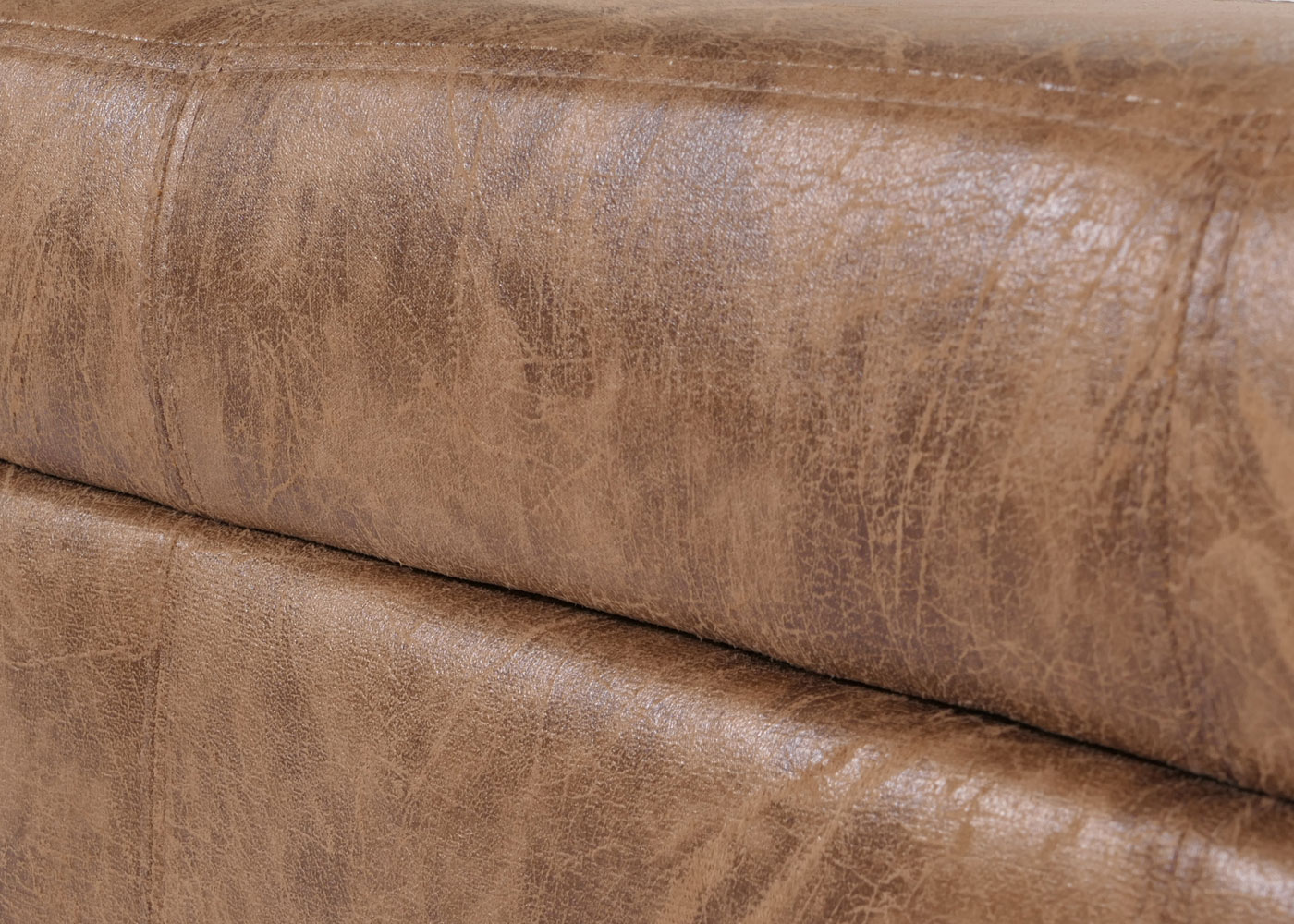 Aufbewahrungs-Truhe Sitzbank Bank Kriens XXL, Stoff/Textil, 180x45x45cm ~ Wildlederimitat