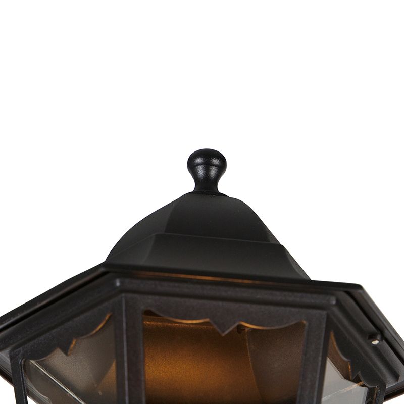 Klassieke buitenlantaarn zwart 200 cm IP44 - Havana