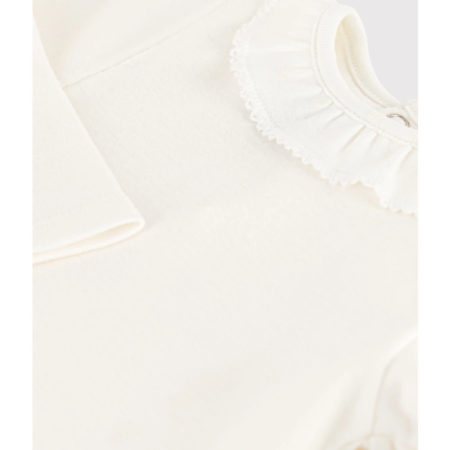 Petit Bateau Langarmbody weiß marshmallow