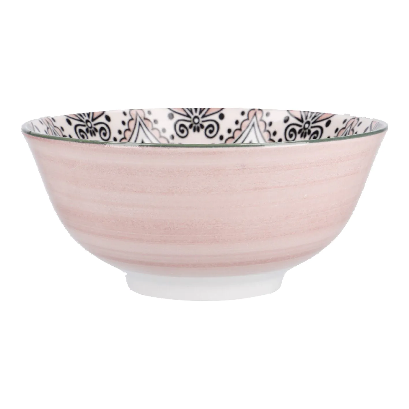 Schale Lisa, tief, rosa, 15 cm