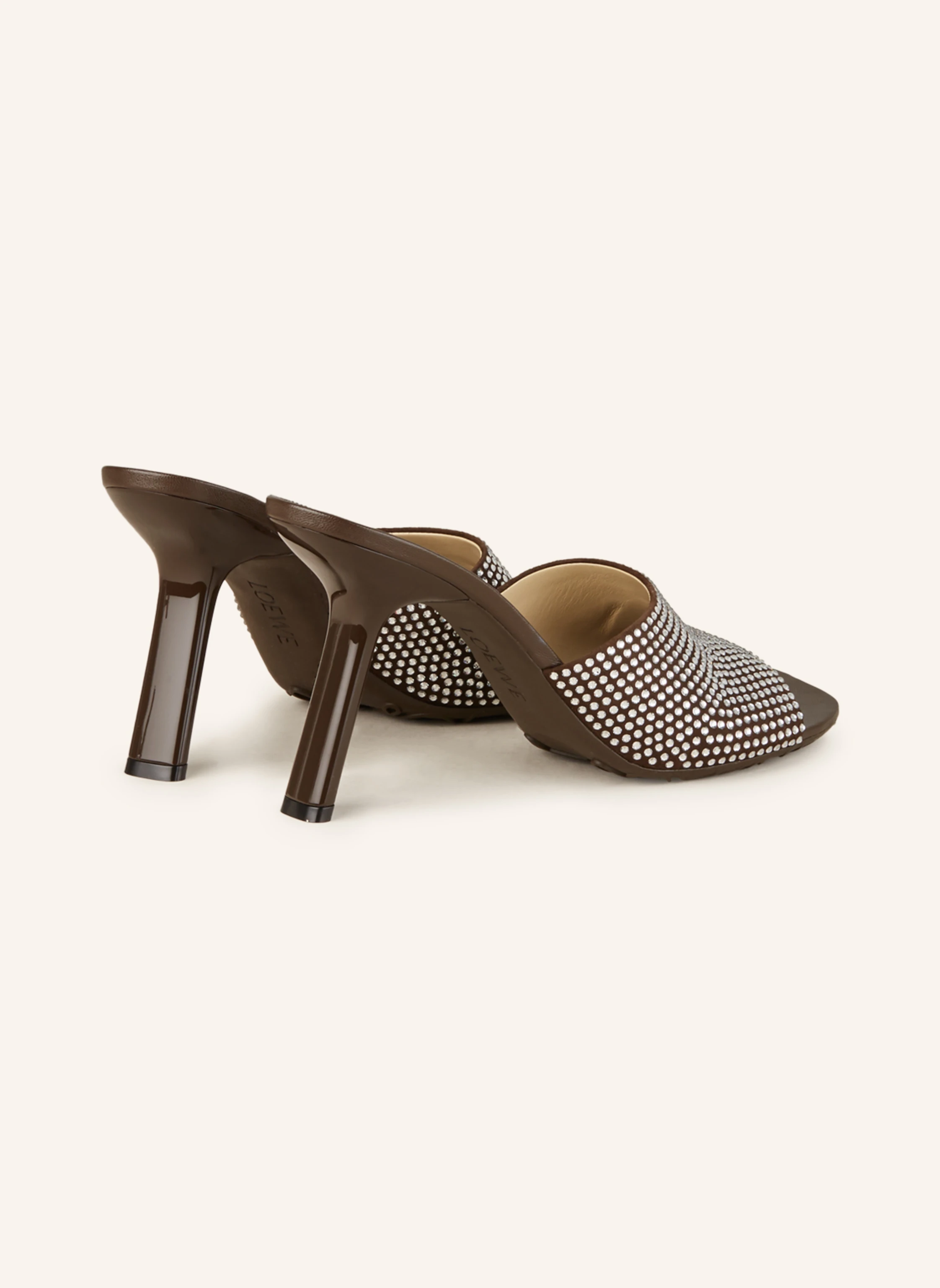 LOEWE Mules mit Schmucksteinen