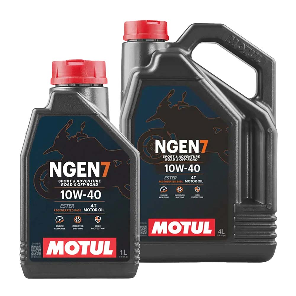 Motul - Huile NGEN7 4T 10W40 - 4L + 1L offert