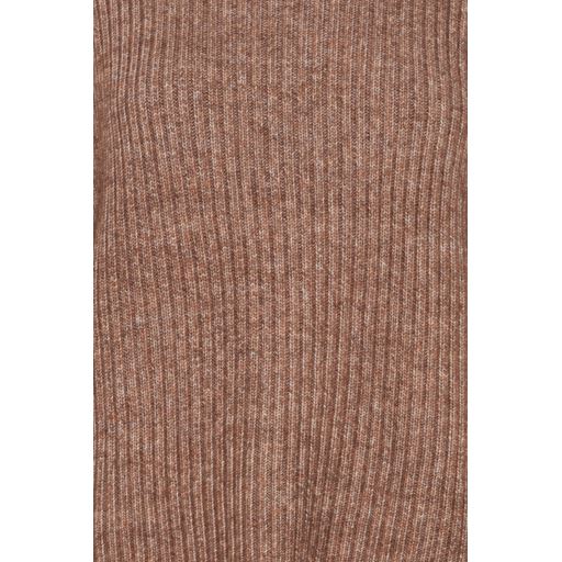 Fransa Langærmet Striktrøje, Potting Soil Melange, S