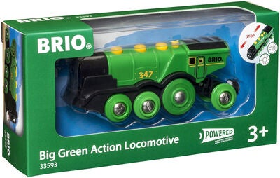 BRIO World 33593 Lokomotiv Stort, Grønt og Kraftig