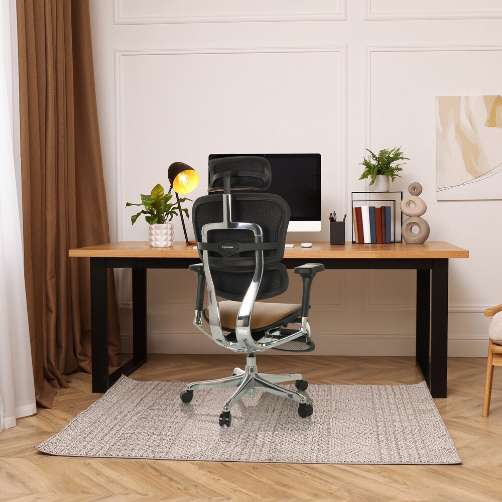 Luxus Chefsessel ERGOHUMAN PLUS LEGPRO GEN2 Leder mit Armlehnen (höhenverstellbar) hjh OFFICE