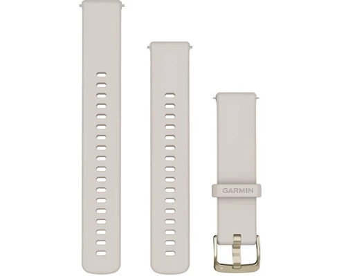 Garmin Acc, Venu 3S, 18mm Band, Ivory   Soft Gold, WW/Asia