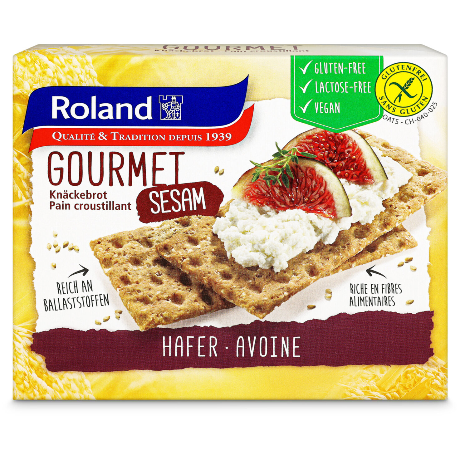 Roland Knäckebrot Gourmet Sesam