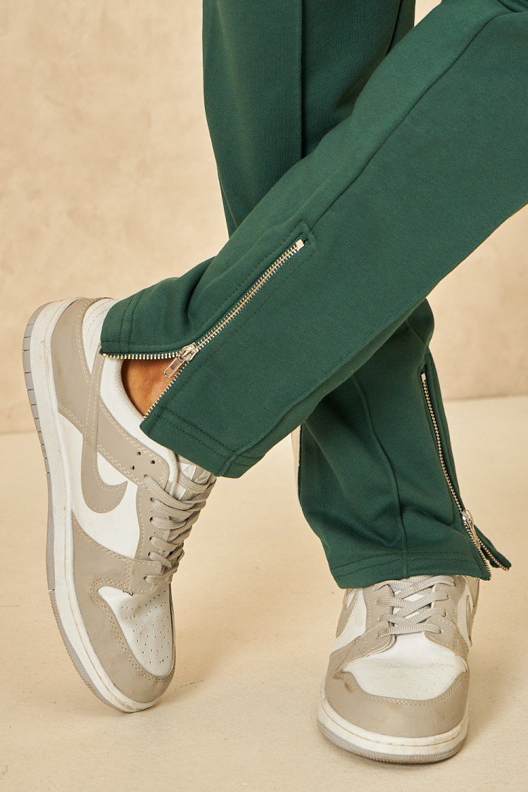 Joggerpant à bandes vert
