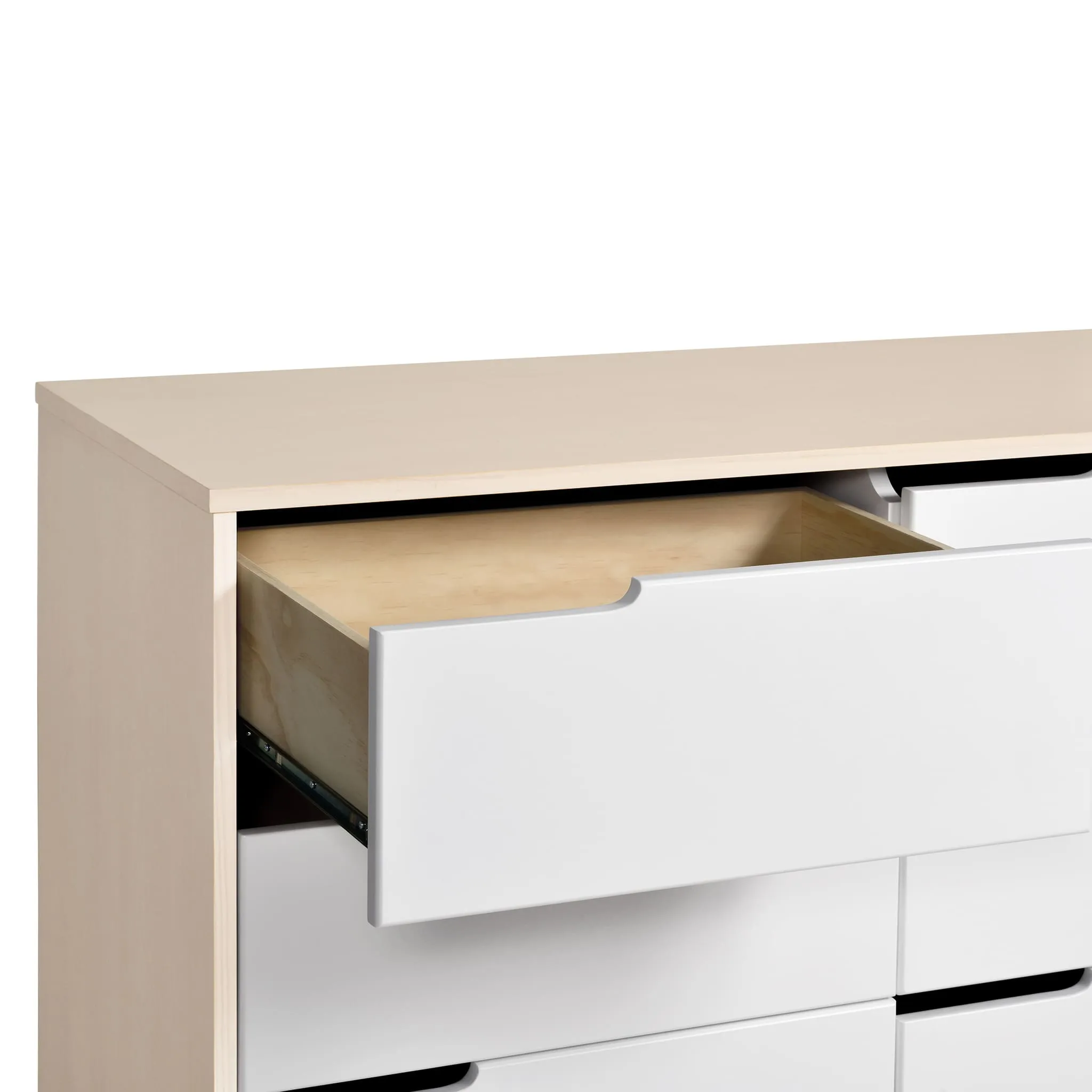 Babyletto Bureau 6 Tiroirs Hudson - Naturel Lavé  Blanc