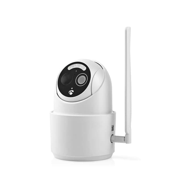 Nedis SmartLife udendørskamera | 4G | Full HD 1080p | Pan tilt | IP65 | Cloud Storage (mulighed) / microSD (ikke inkluderet) | 5 V DC | Med bevægelsessensor | Nattesyn | Hvid