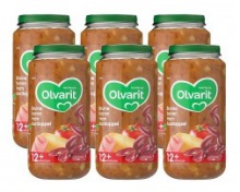 Olvarit 12m02 bruine bonen ham aardappel 250g