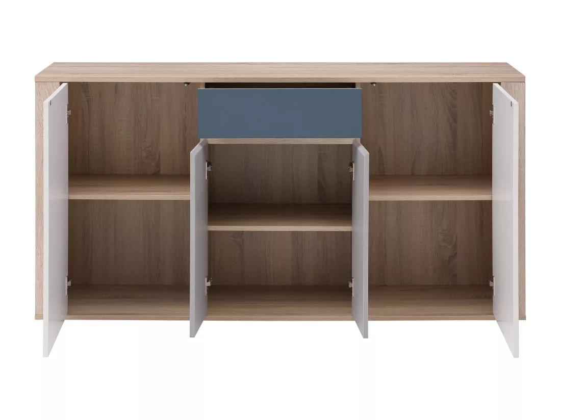 Buffet avec 4 portes et 1 tiroir - Multicolore - FILUTIA