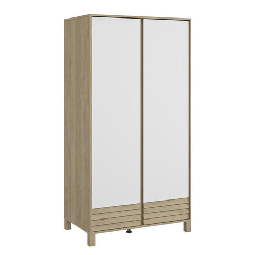 Chambre TRIO Lit 70x140 cm + Commode + Armoire Achille - GALIPETTE