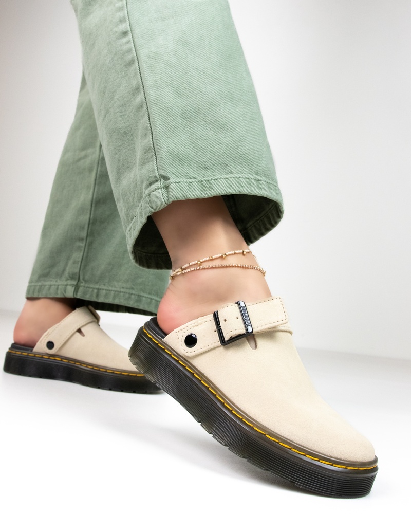 Dr. Martens Carlson Instapschoenen  - beige