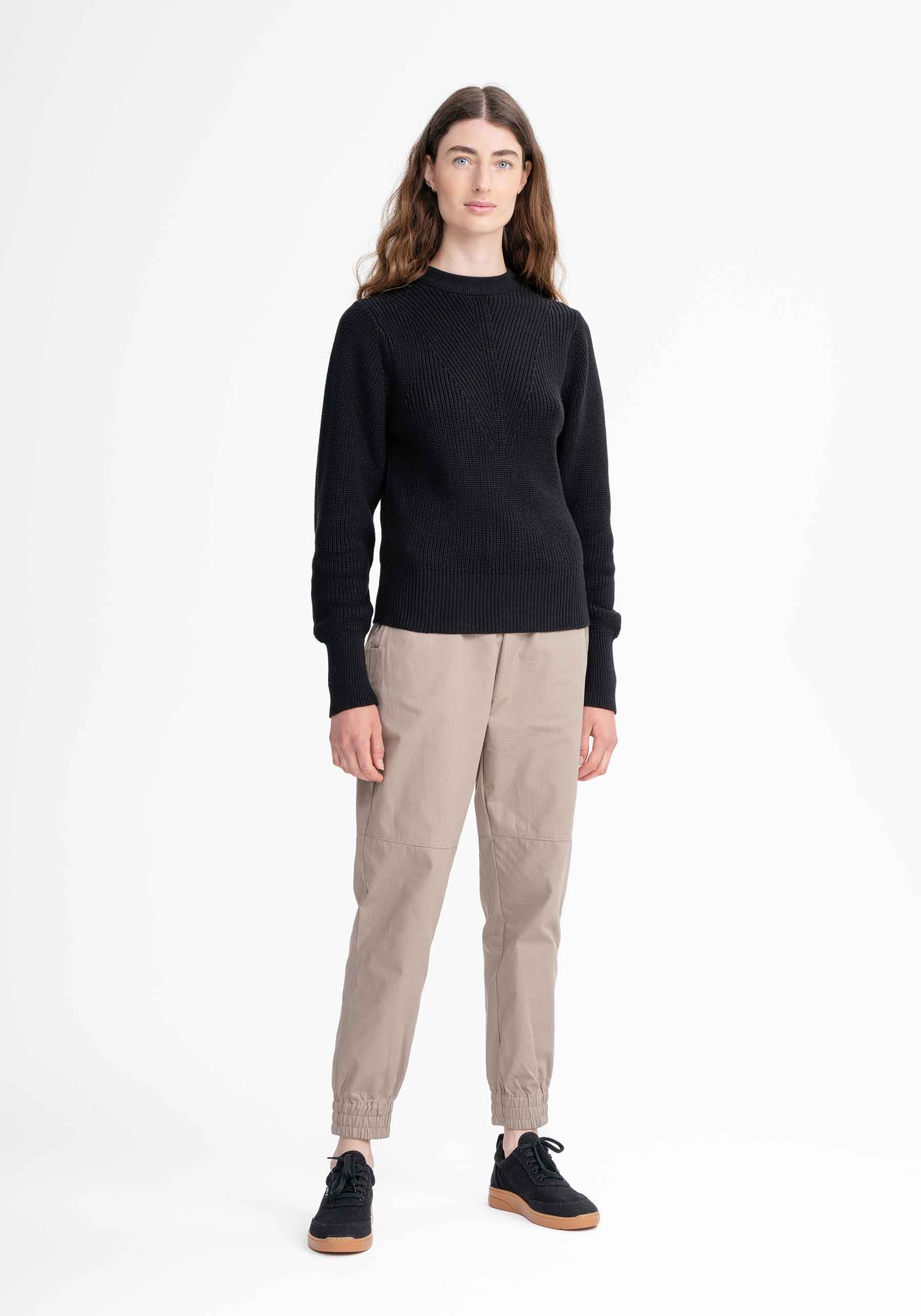 Mela Strickpullover Gauri Schwarz