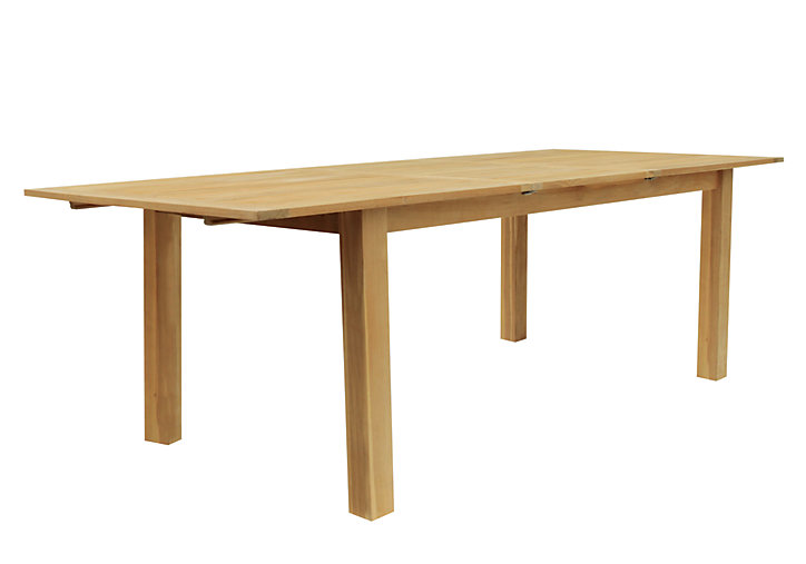 Table de jardin Molara en bois coloris naturel L.180/240 x l.106 x H.75 cm