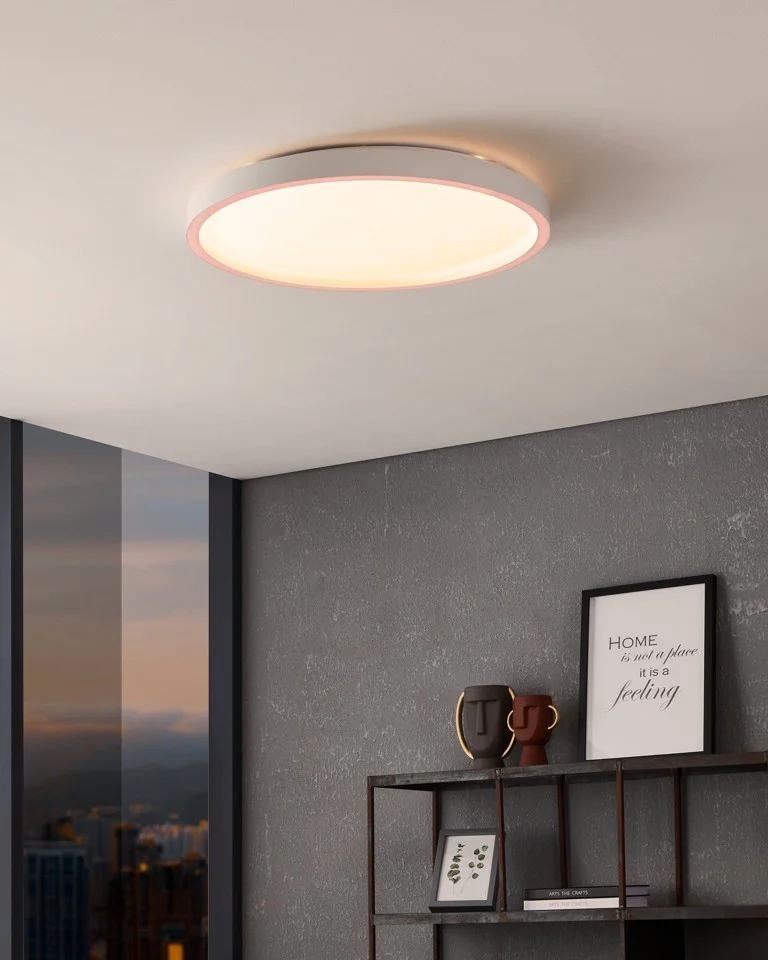 EGLO - Montemorelos-Z loftlampe hvid m/krystaleffekt Ø57 - RGB + TW - Zigbee, Bluetooth