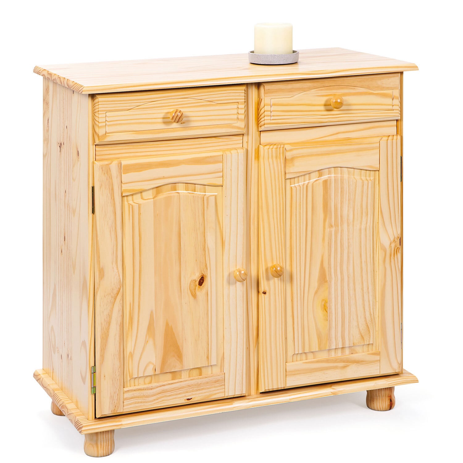 Kommode Benjamin Massivholz Kiefer Natur 88x87x43 cm