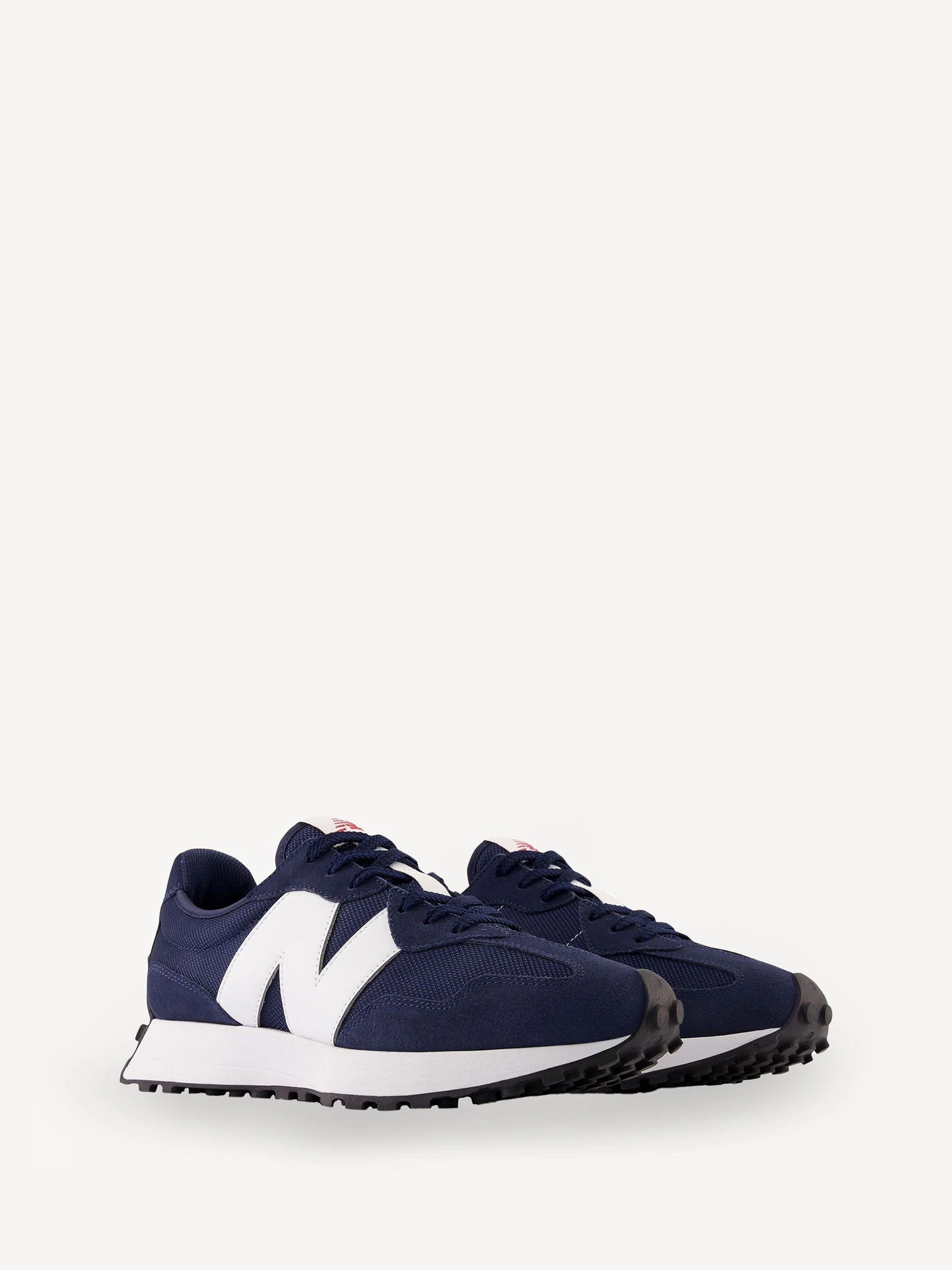 Marineblauw/wit - New Balance 327 herenslippers