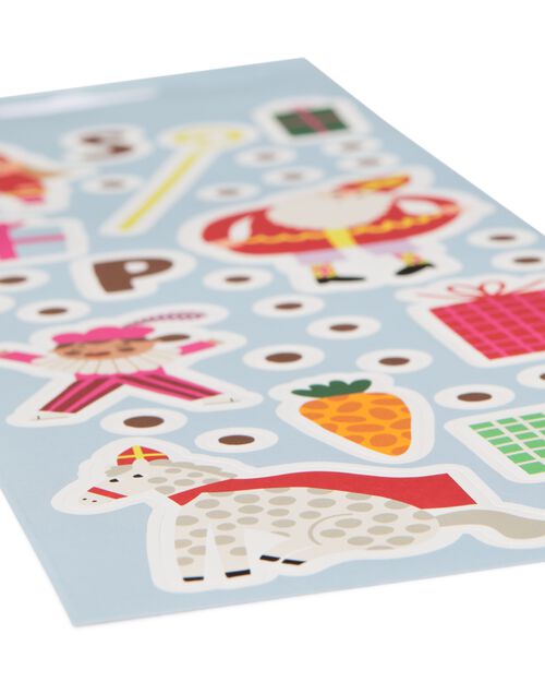 feuilles d'autocollants sint 19x10 - 3 pcs.