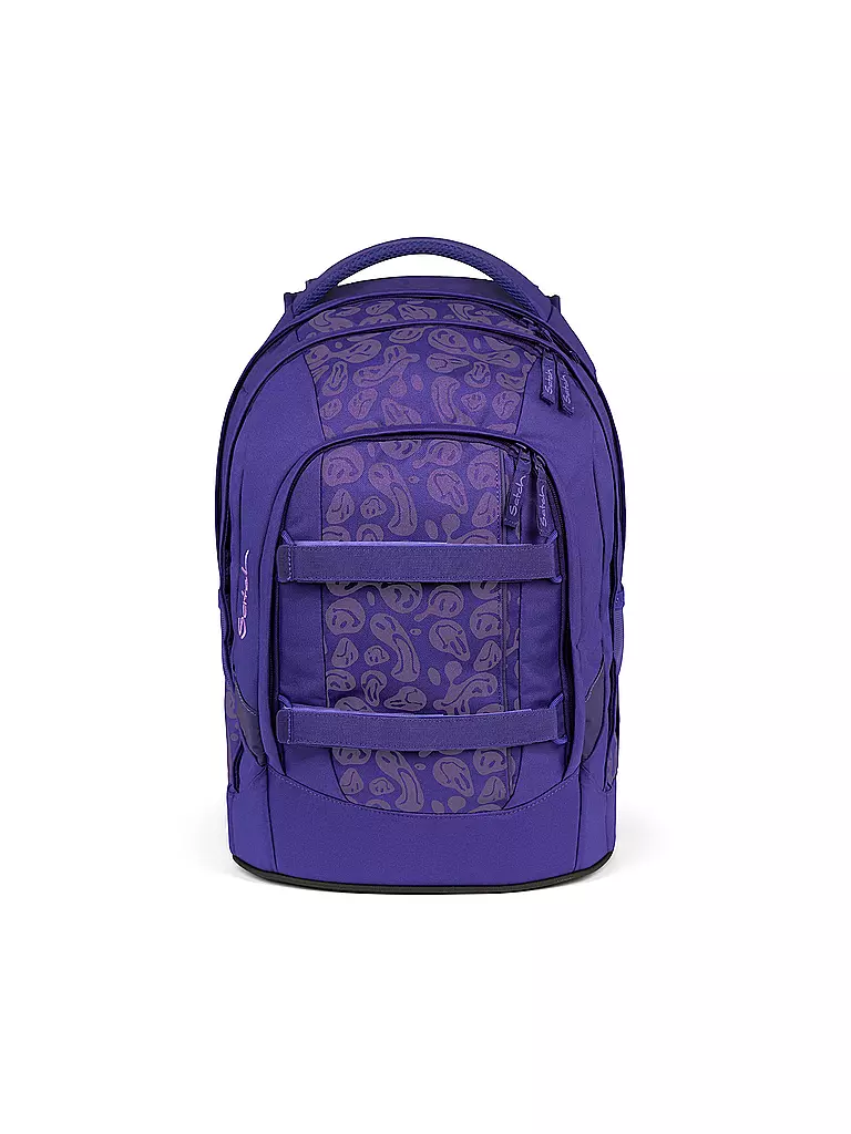 SATCH Schulrucksack Satch Pack Bright Faces lila