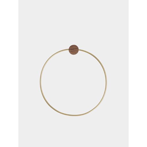 ferm LIVING Håndklædeholder, Messing, Ø20,5 cm