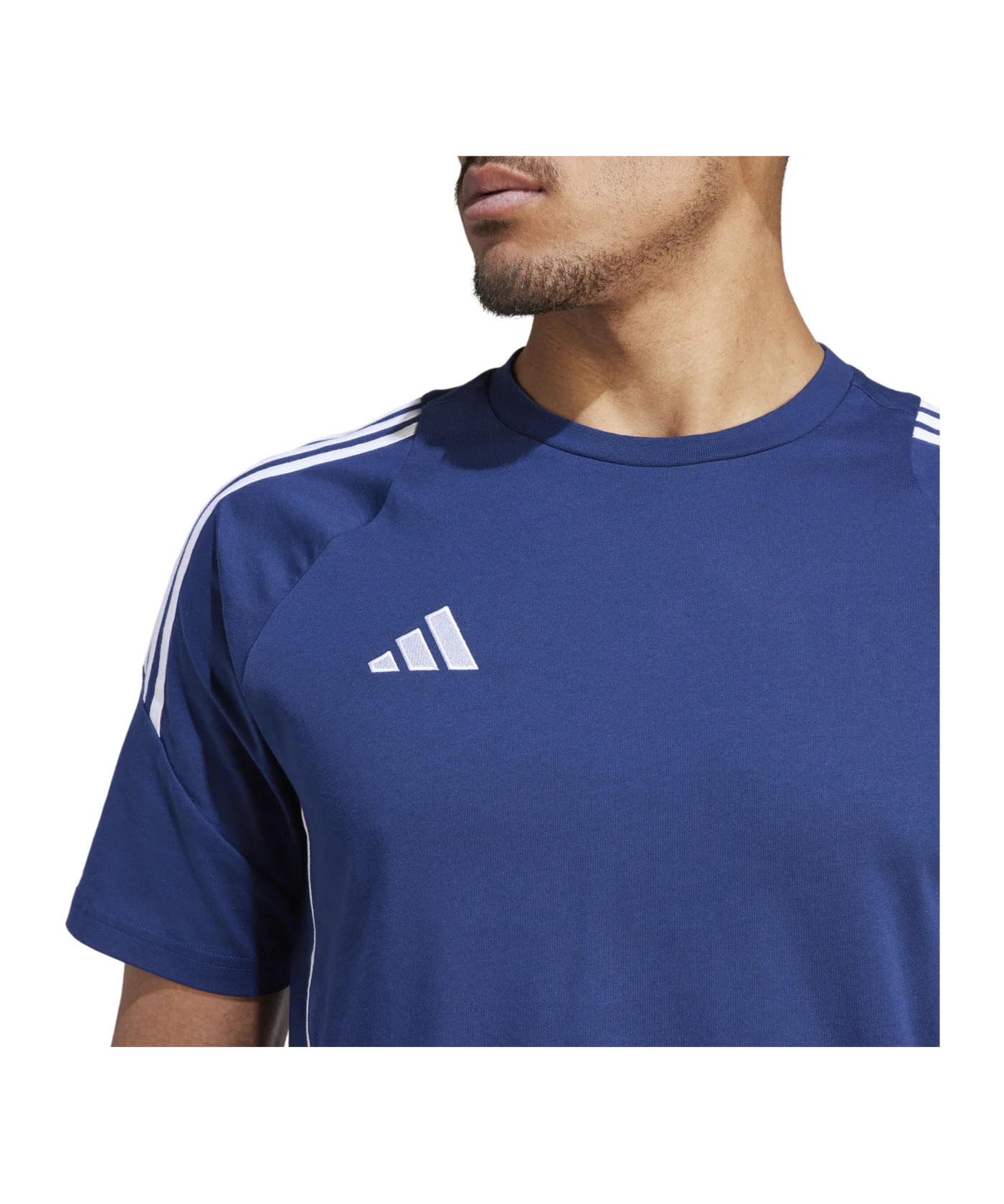 adidas Tiro 24 T-Shirt Blau Weiss