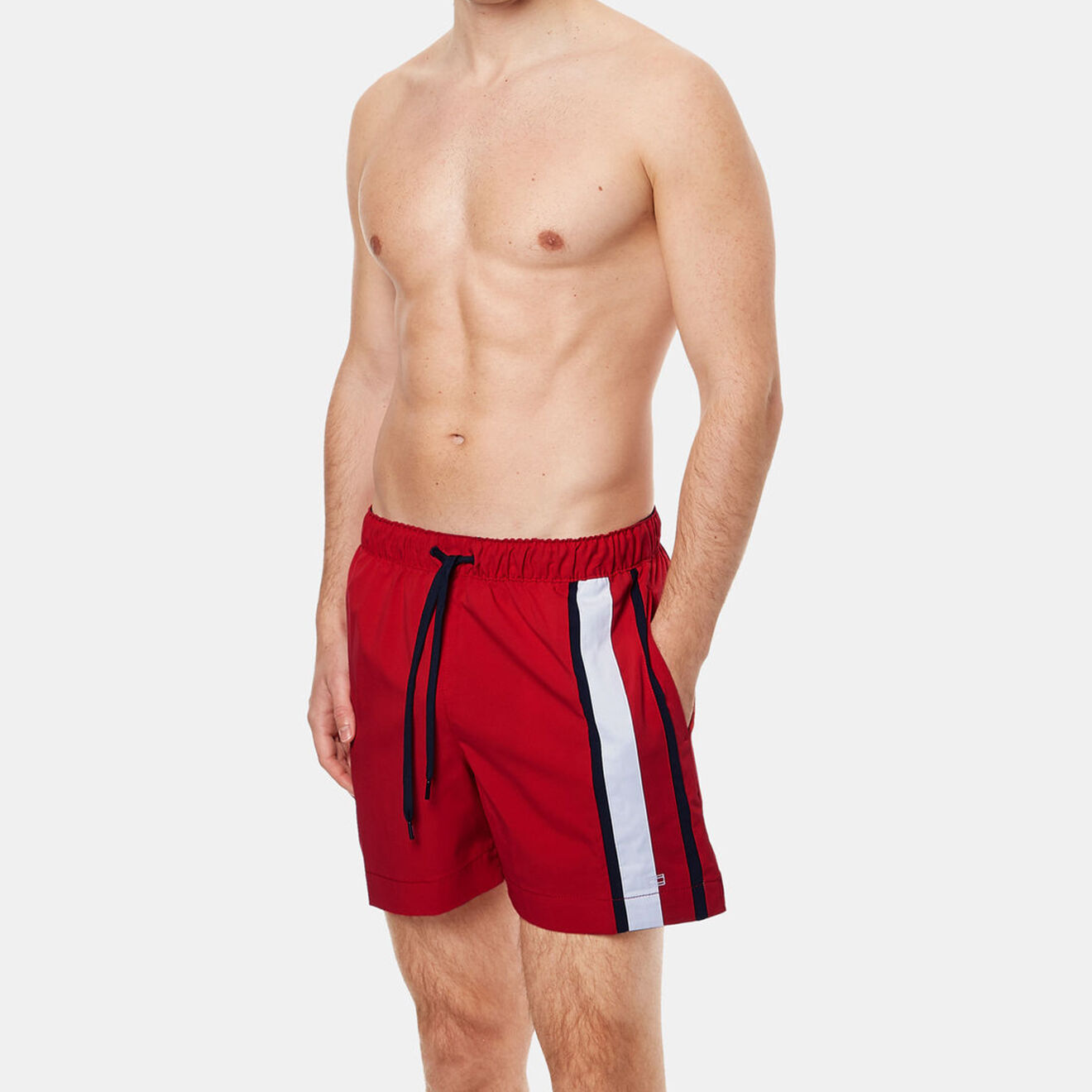 Tommy Hilfiger Short de bain bandes coté rouge