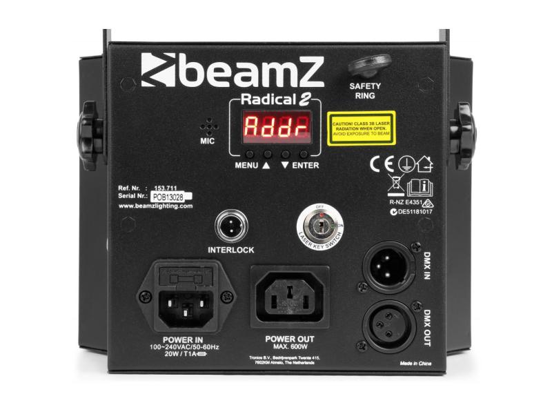 BeamZ Lichteffekt Radical II 3-in-1 Lichteffekt mit Laser