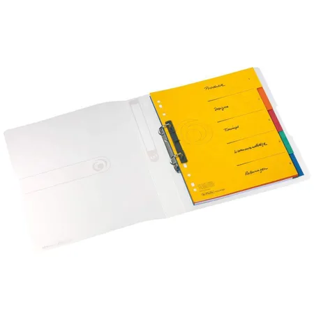 Herlitz Ringbuch PP A4 2 Ringe 25mm transparent farblos