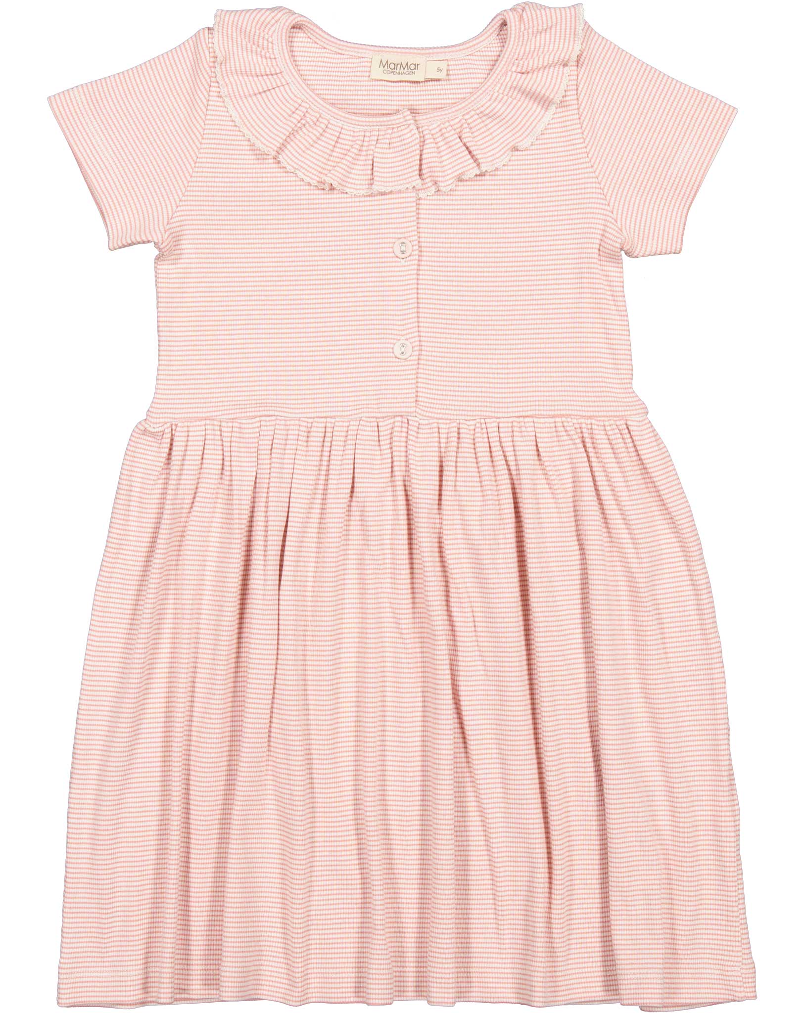 Kurzarm-Kleid DAMA in evening sun stripe