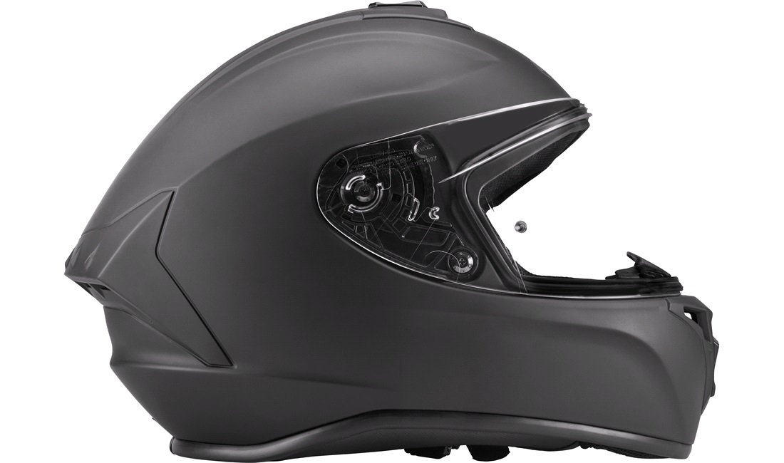 Styrthjelm NEX Racing fullface matsort str. L