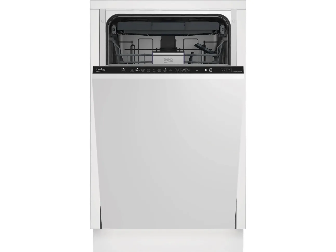 Beko DIS46120 - Opvaskemaskine - til indbygning - Niche - bredde: 45 cm - dybde: 56 cm - højde: 82 cm