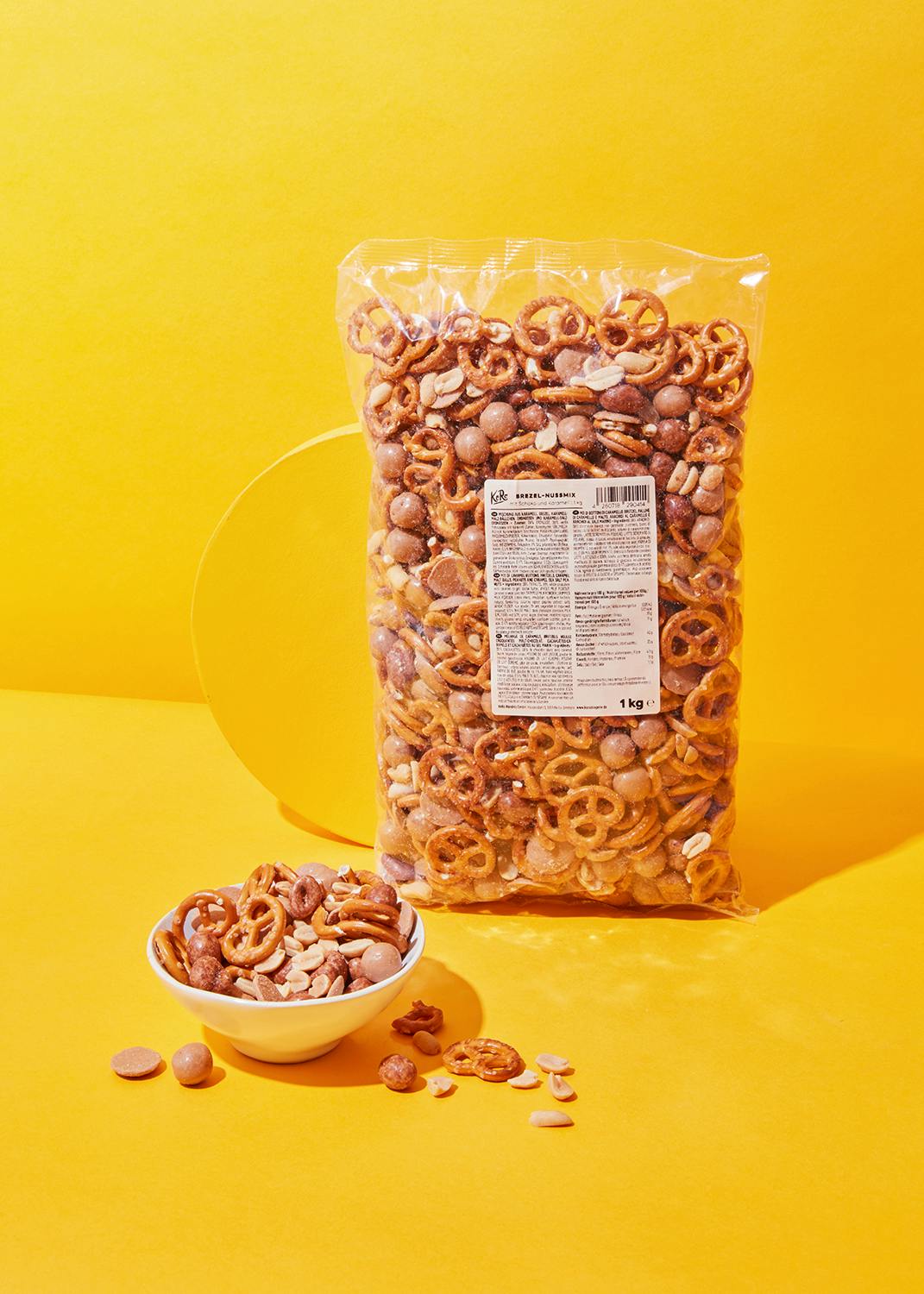Brezel-Nussmix mit Schokolade und Karamell 1 kg