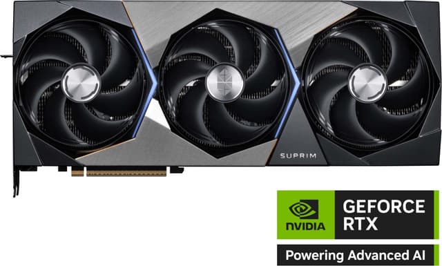 MSI GeForce RTX 5080 SUPRIM SOC 16GB grafikkort