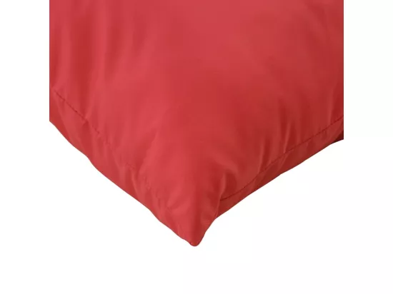 Coussins de palette 3 pièces rouge tissu oxford