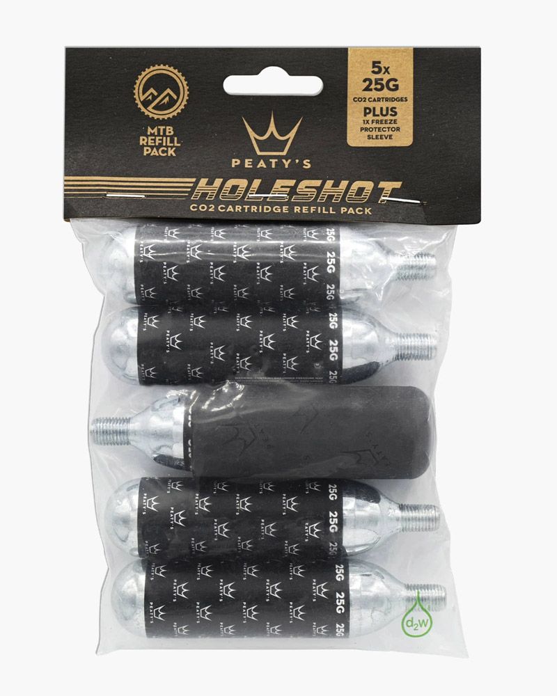 Peaty's Holeshot CO2 Cartridge Refill Pack - MTB (25g) 5er Pack kaufen | Bike-Discount