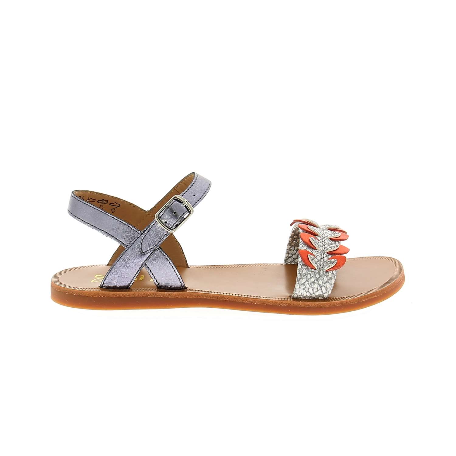 Sandales fille POM D'API PLAGETTE LEAF