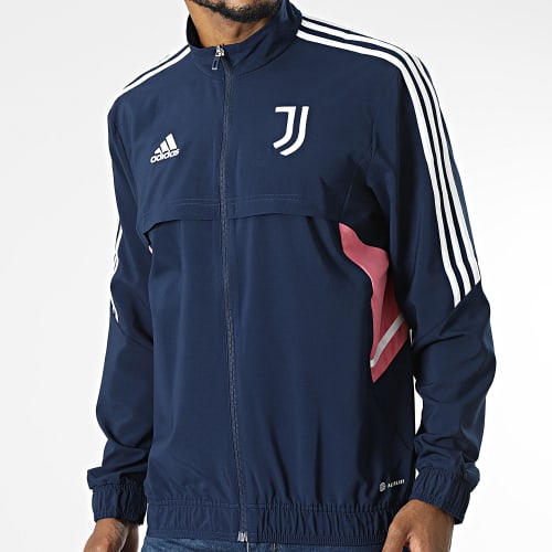 Veste Zippée HC3291 Juventus Bleu Marine
