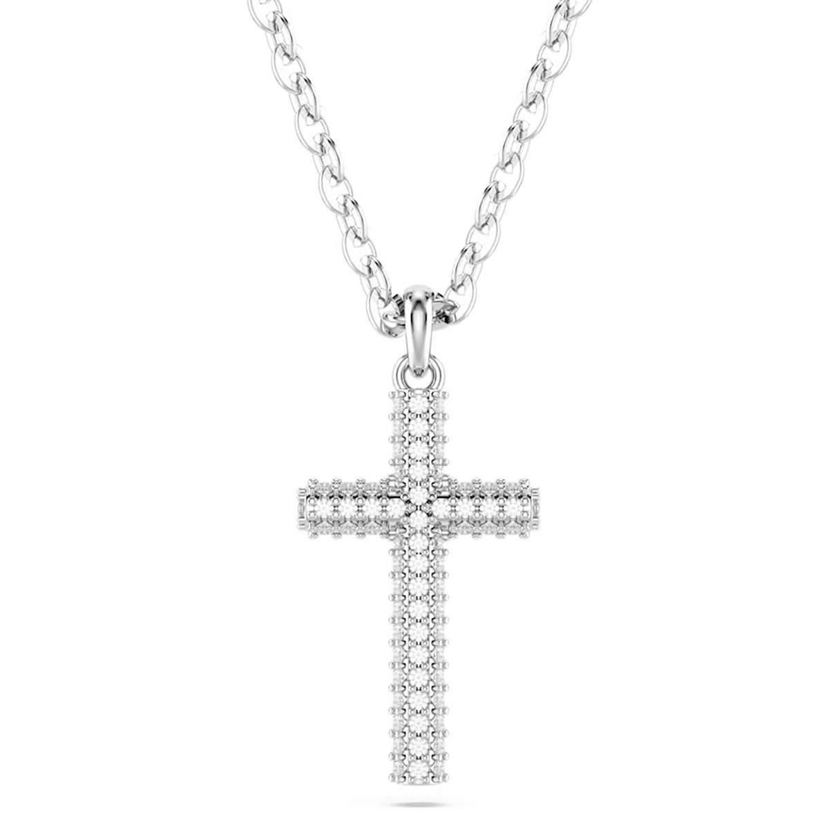 Collier Swarovski Cross pavé