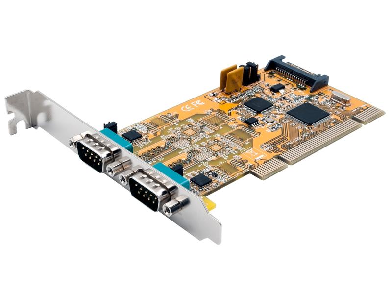Exsys PCI-Karte 2x RS-232/422/485 PCI-Schnittstellenkarte mit seriellen Anschlüssen