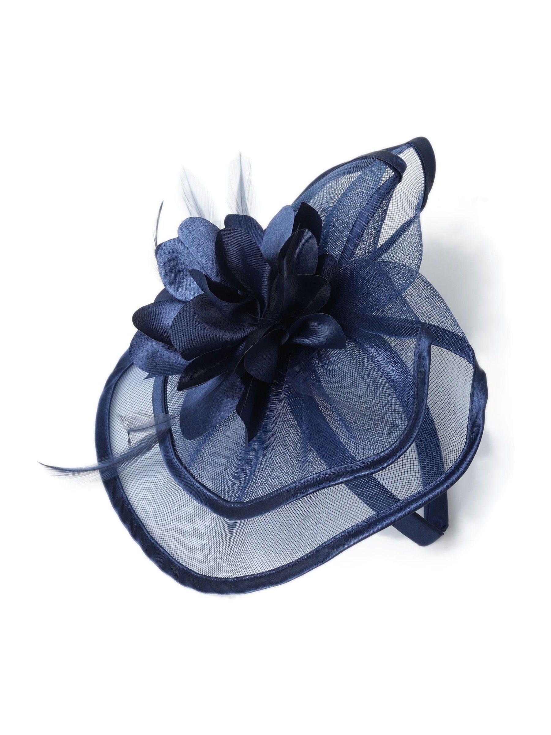 Blauw - Aela Blush Pink Large Fascinator